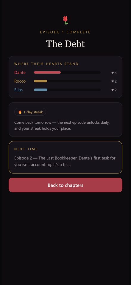 Omerta gameplay — affinity with Dante, Rocco and Elias